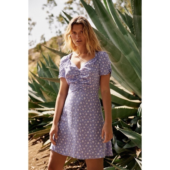 Free People Bond Street Lilac Dress - Picture 1 of 3